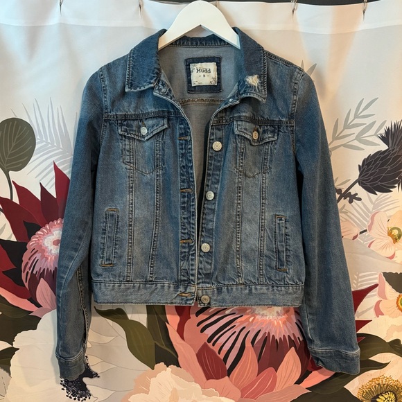 Mudd Jackets & Blazers - Vintage Y2K Mudd Distressed Jean Jacket